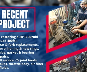 2013 Suzuki Kingquad Overhaul!