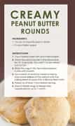 Easy Dog Treat Recipe: Creamy Peanut Butter Rounds