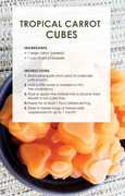 Tropical Carrot Cubes Recipe: Healthy Frozen Treats for Dogs