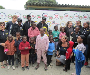 Colourful Swop Shop Container in Masakhane