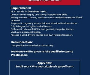 Join the Seeff Walker Bay Team!