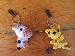 Beasties Crochet Keyrings