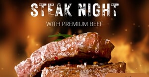 Friday Steak Night at Menucha Coffee & Crafts!
