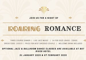 Roaring Romance at Bot River Hotel!