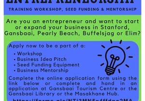 APPLICATIONS NOW OPEN FOR ENTREPRENEURSHIP WORKSHOP