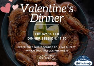 De Vette Mossel: Open on Valentine’s Day for a special Dinner!