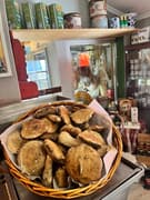 Fresh Porcini Mushrooms and Pecorino Sardo Cheese