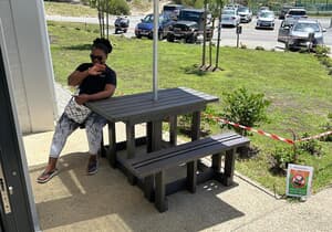 New Outdoor Seating at PROactive Fitness!