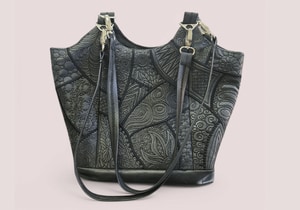 Embroidered Vinyl Handbag Workshop