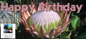 February Birthdays - Strandveld Hiking Club