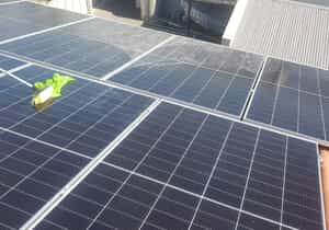 Solar Panel Cleaning in De Kelders and Perlemoenbaai After Fires