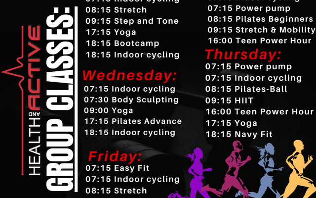 NEW GROUP CLASSES AVAILABLE