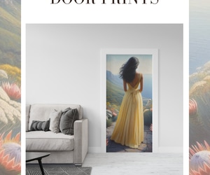 Transform Your Doors with Decoupage Prints