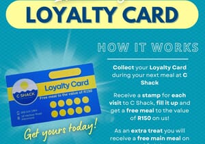 C Shack Loyalty Card - Earn Free Meals!