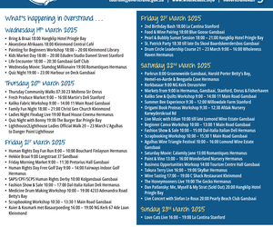 Whale Coast Weekend Events: 19-23 March 2025