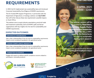 EU Sustainability Requirements Webinar