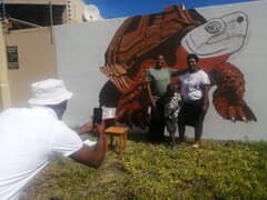 Gansbaai Mural Project: Fritz the Tortoise Unveiled