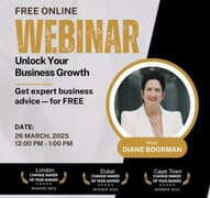 Free Business Growth Webinar with Diane Boorman