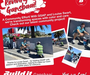 GGAP and Build it Gansbaai Brighten the Town!
