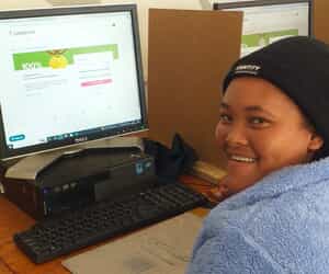 Hospitality Students Take on Their First Online Tests!