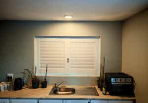 Louvre X Aluminium Security Shutters Installed in Franskraal