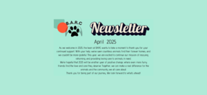 BARC Animal Welfare - April 2025 Update