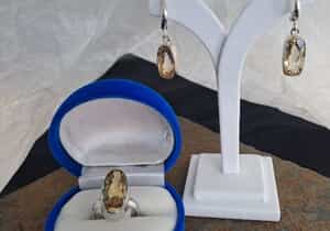 New Silver Bangles and Gemstones