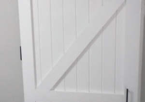 Barn Doors and Alpine Cupboards for Beach House Style