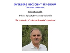 Join the Next OGG Zoom Talk - The Economics of Ecosystem Restoration