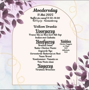 11 May 2025: Mother’s Day Buffet