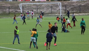 Holiday Football Fun with Nikolas