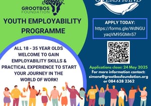 Grootbos Foundation Employability Programme 2025 - Now Open!