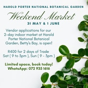 Weekend Market at Harold Porter Garden