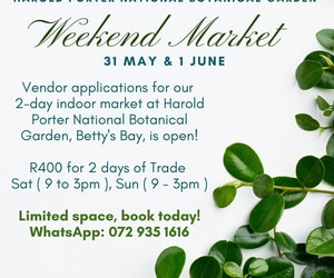 Weekend Market at Harold Porter Garden