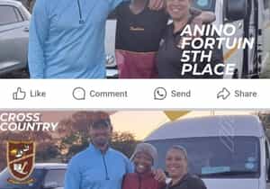 Well done to Amino Fortuin and Megan Klaaste!