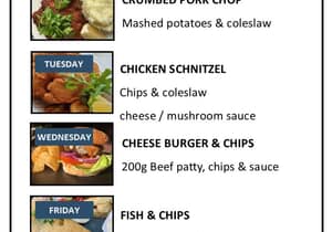 Special Weekday Lunches at Blue Goose