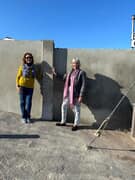 Bed Shop Wall Plastered for GGAP Mural