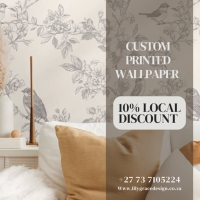 Hermanus Locals Get 10% Off Custom Wallpaper Design and Printing