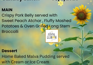 8 June 2025: Sunday Roast at The Zesty Lemon