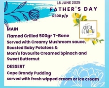 Celebrate Father's Day at The Zesty Lemon