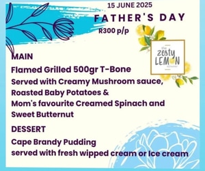 Celebrate Father's Day at The Zesty Lemon