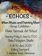 Art Rouvé at Echoes Exhibition - Hermanus 2025