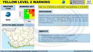 WEATHER WARNING: COLD FRONT COMING