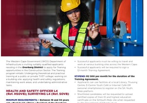 Exciting Training Opportunities for Unemployed Youth