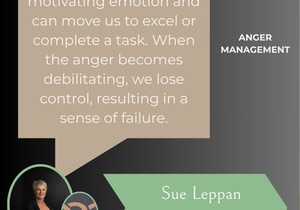 Anger, in its healthy form, can push us toward action