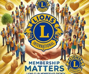 Gansbaai Lionsklub se 31ste Lionpresident ingehuldig