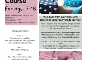 Beginner Sewing Classes for Kids and Teens