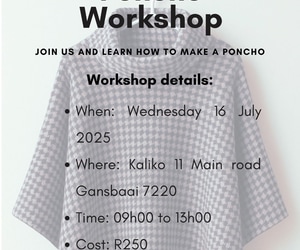 16 July 2025: Poncho Sewing Workshop