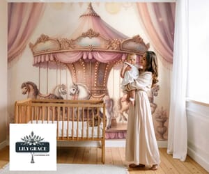 The Dreamiest Baby Girl Rooms Start with the Right Wallpaper