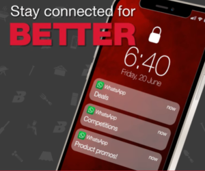 Build it Deals and Promos on WhatsApp